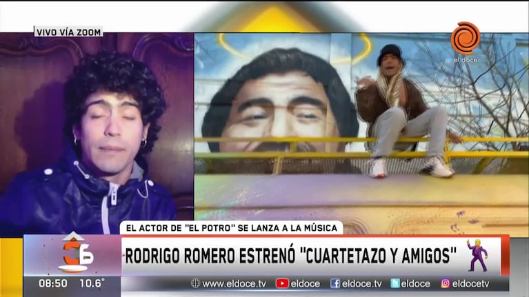 Rodrigo Romero: "No reniego de ser parecido al Potro"