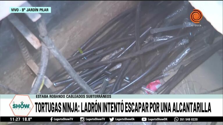 Detuvieron a un robacables en Córdoba