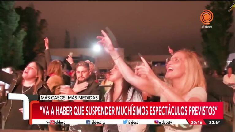 Productores de shows: "No hay chance de volver atrás"