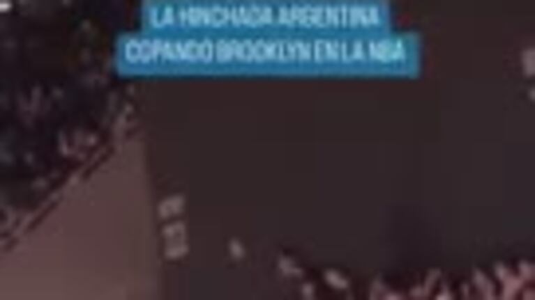 Argentinos le cantaron a Mbappé en Estados Unidos