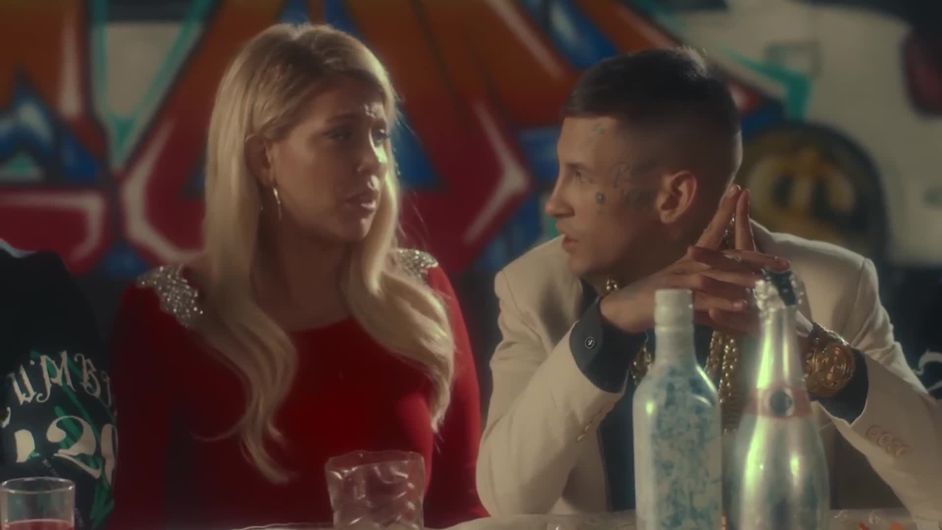 L-Gante lanzó su videoclip con Wanda Nara