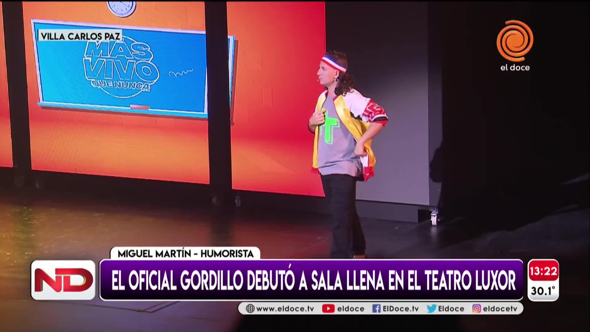 El Oficial Gordillo debutó en Carlos Paz: su deseo para esta temporada