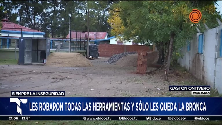 Robo en un colegio en Arenales: les llevaron todas las herramientas