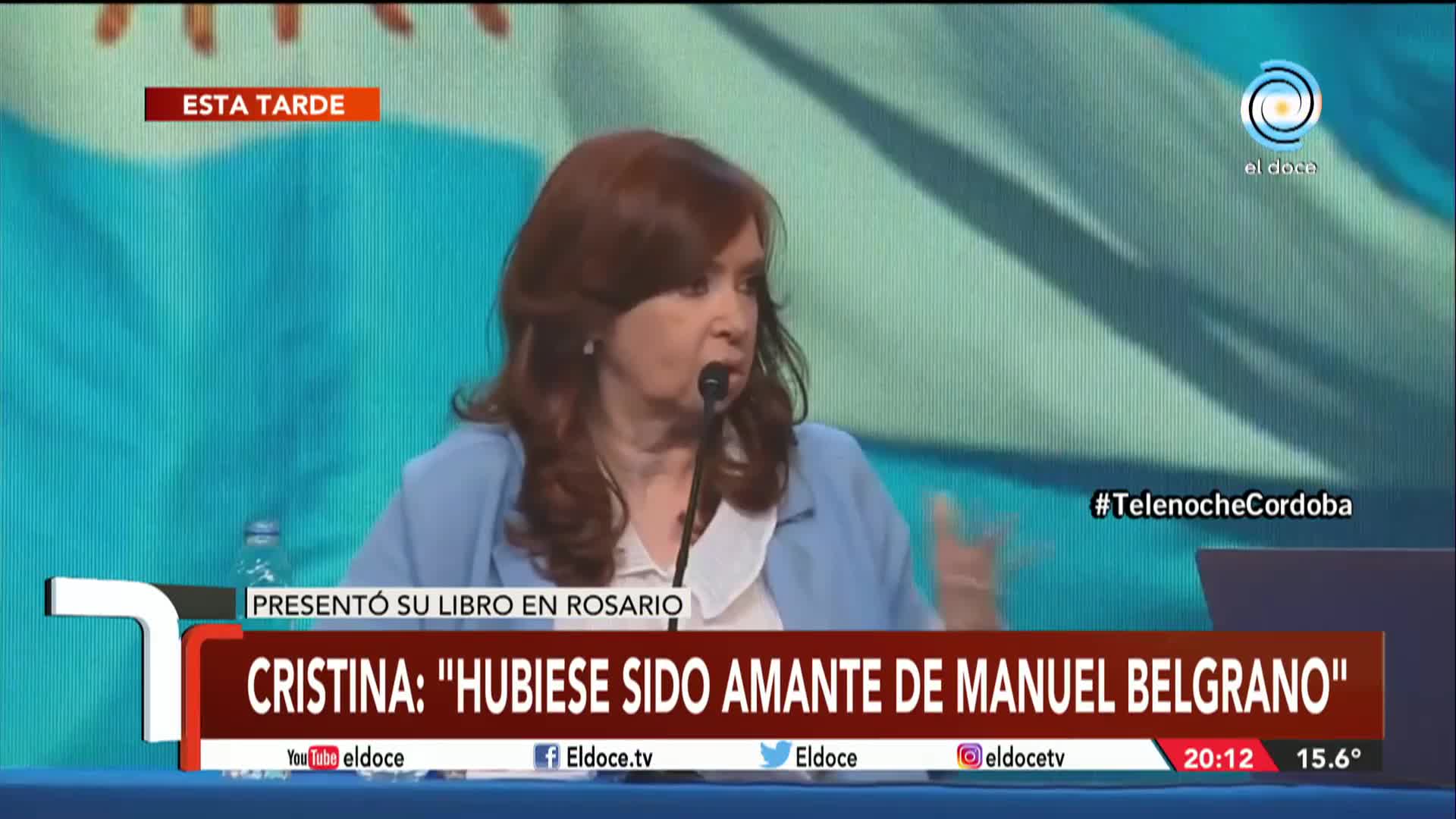 Cristina: "No sé si hubiese podido ser la esposa de Belgrano, pero sí la amante"