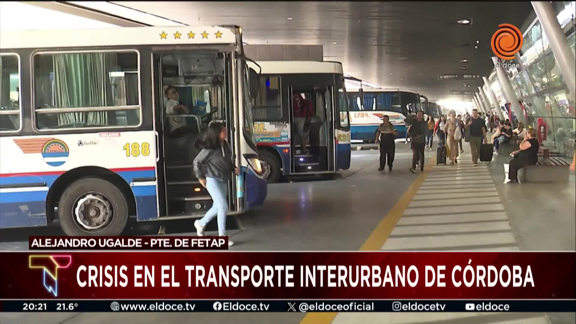 crisis transporte interurbano