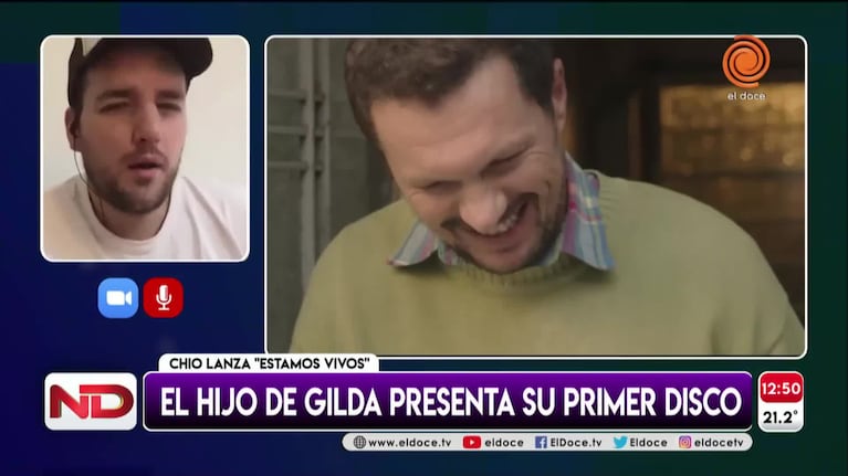 El hijo de Gilda lanza su primer disco: “Las canciones representan de dónde vengo”