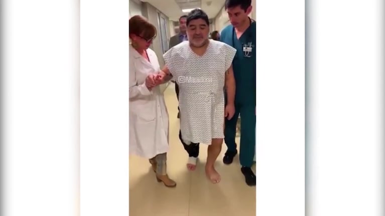 Diego Maradona comenzó su recuperación