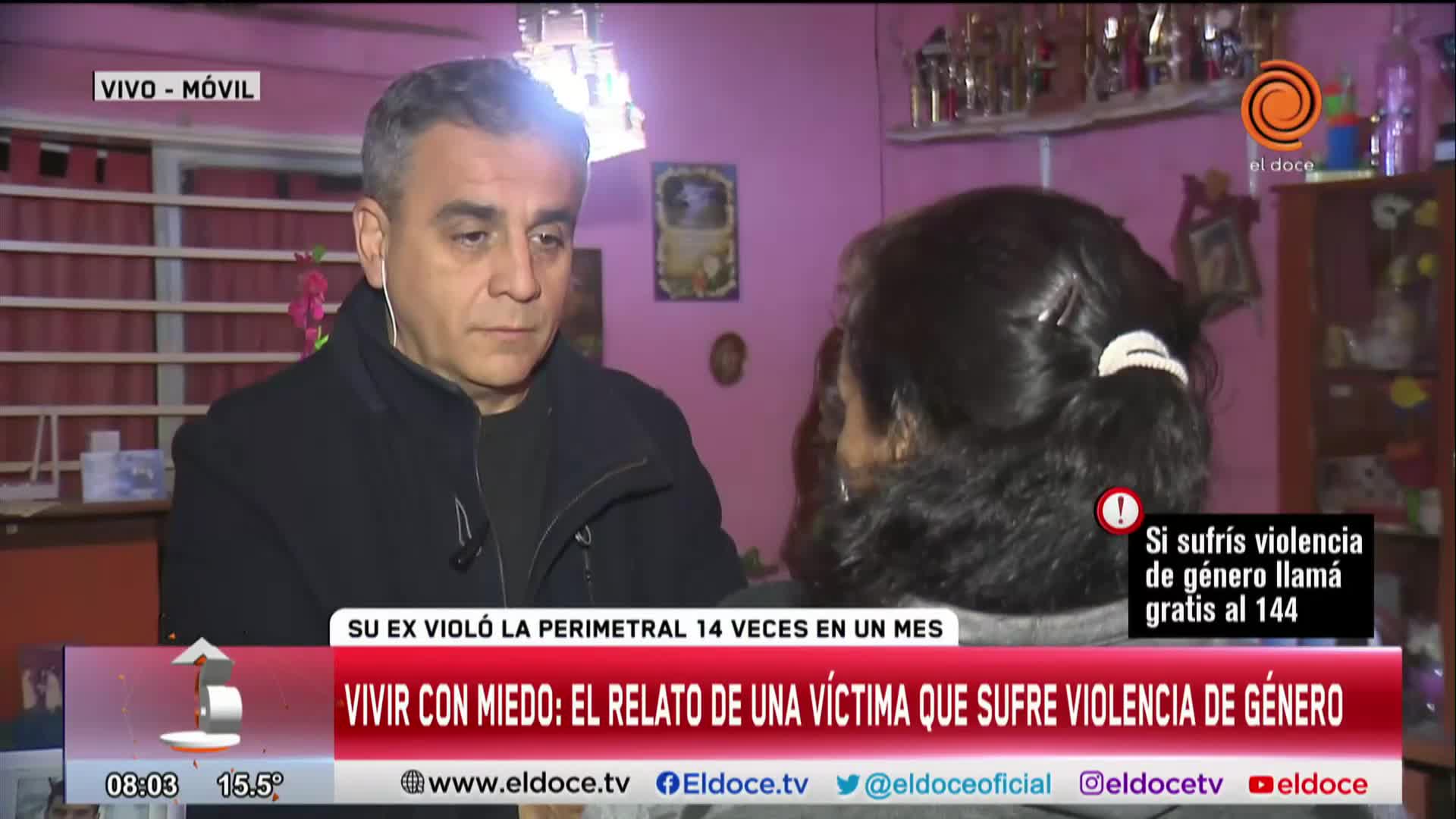 Denunció que su ex la amenaza y violó 14 veces la perimetral