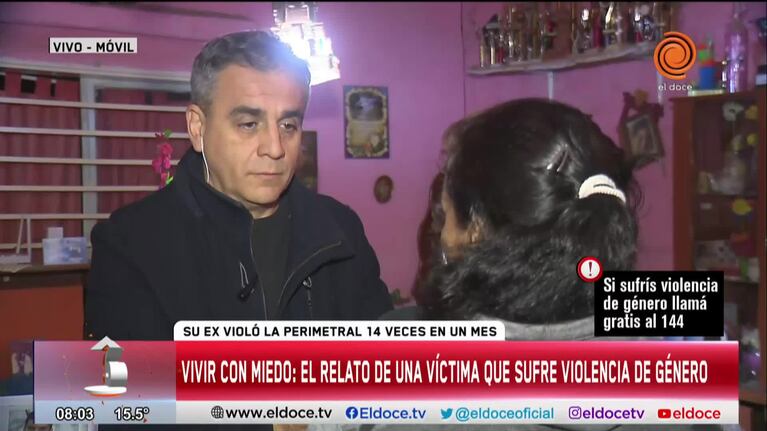 Denunció que su ex la amenaza y violó 14 veces la perimetral
