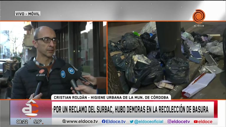 Demoras en la recolección de basura en Córdoba: cuándo se normalizará 