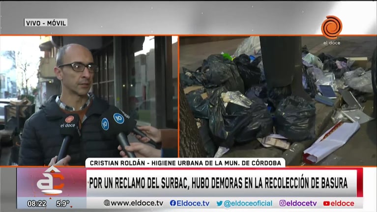 Demoras en la recolección de basura en Córdoba: cuándo se normalizará