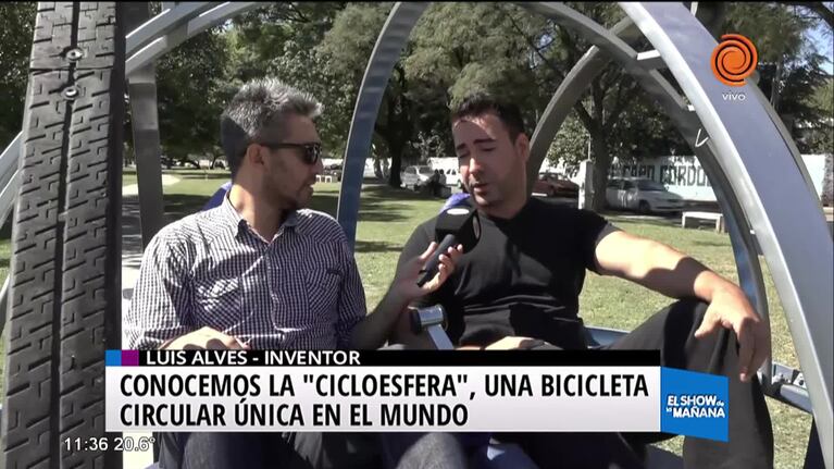Una bicicleta circular única en el mundo