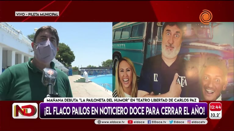 El flaco Pailos se prepara para una nueva temporada de teatro