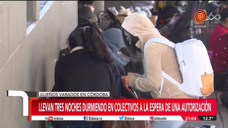 Más de 80 jujeños están varados en la Terminal de Córdoba desde hace tres días