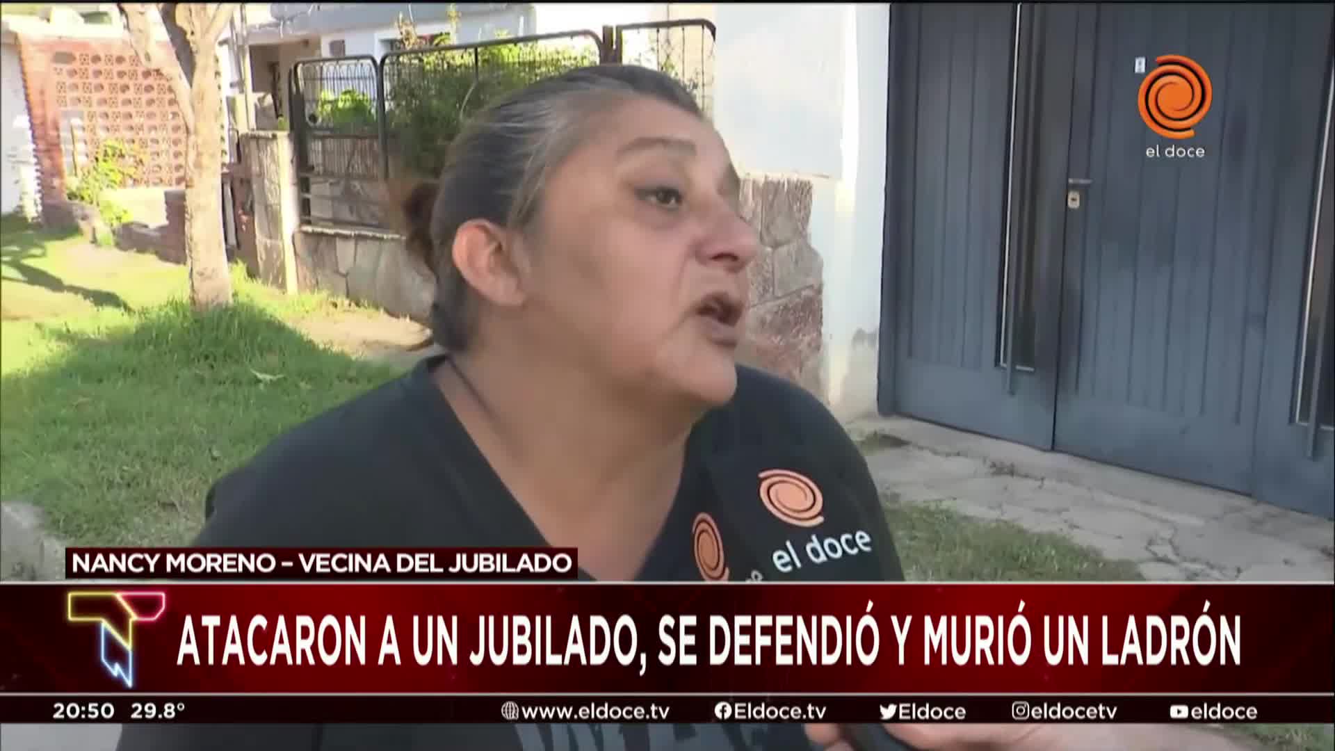 Una vecina contó el estado anímico del jubilado que mató a un ladrón