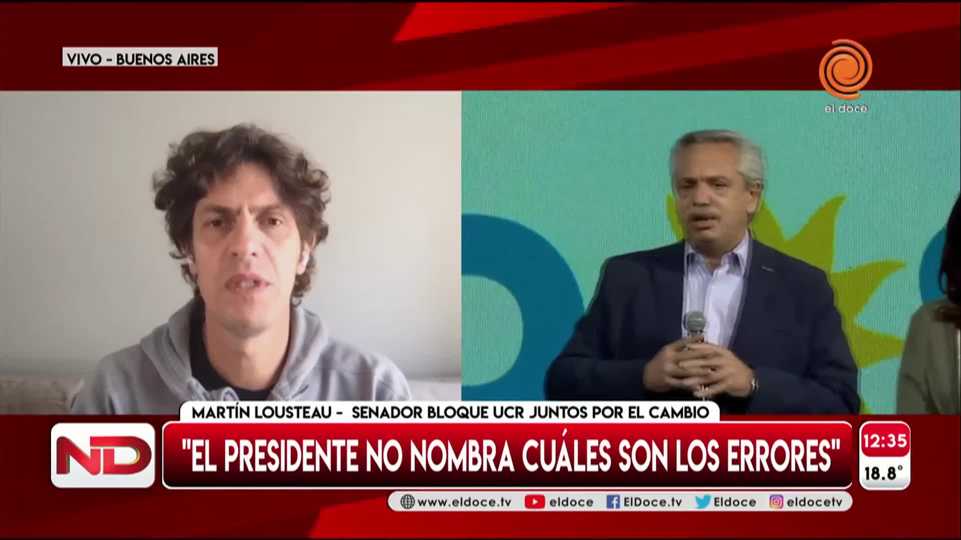 Lousteau, indignado con el Presidente por usar la app Mi Argentina para hacer campaña