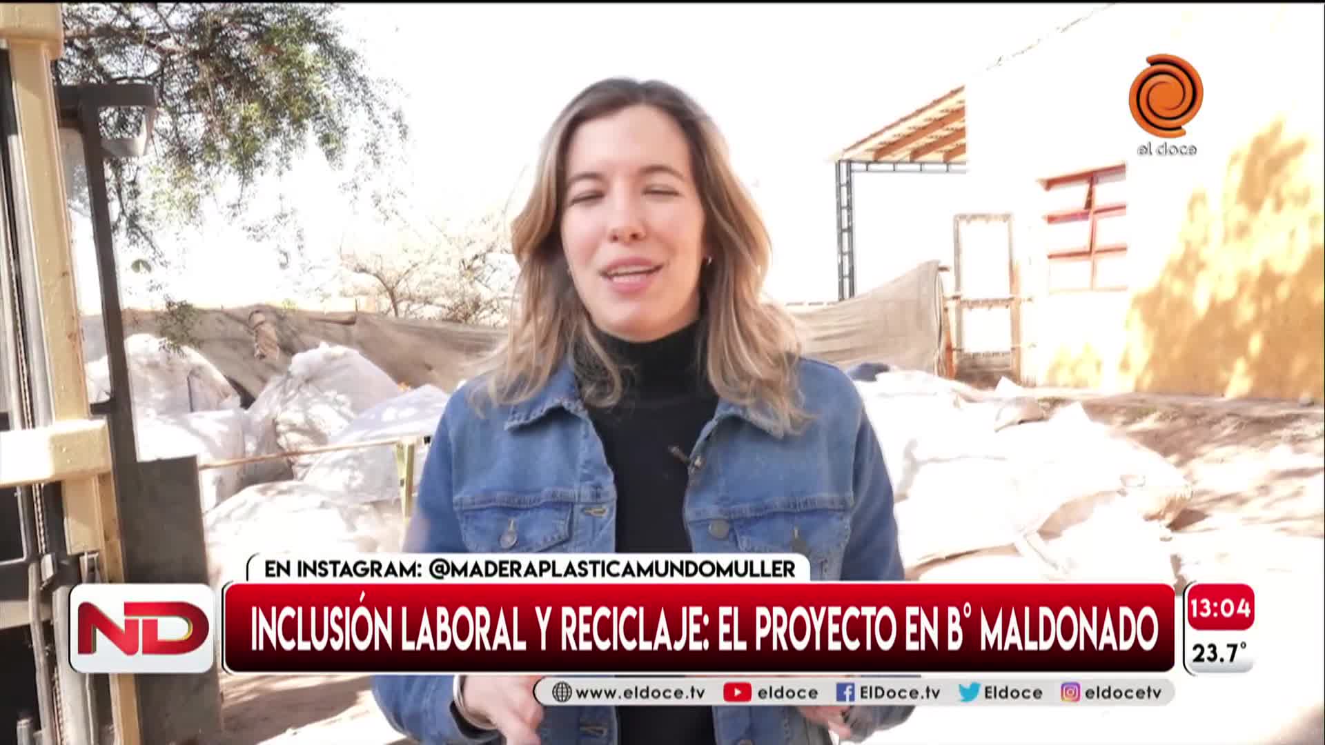 Inclusión laboral y reciclaje: el proyecto en barrio Maldonado