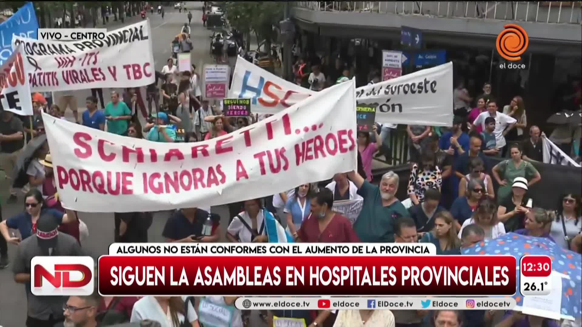 Salud: un sector dice que el aumento del Gobierno es insuficiente