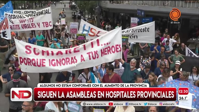 Salud: un sector dice que el aumento del Gobierno es insuficiente