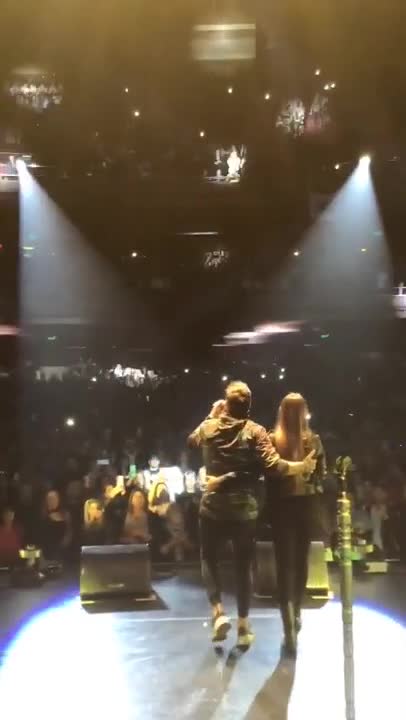 Pablo Tamagnini y su hija juntos en el escenario