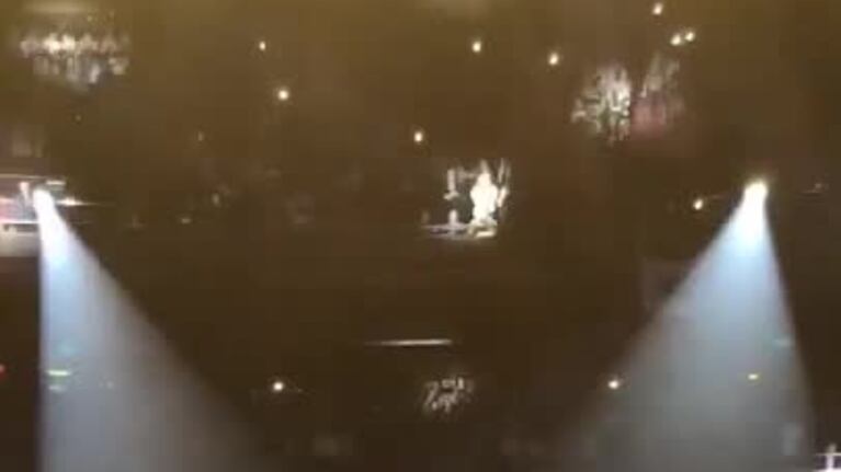 Pablo Tamagnini y su hija juntos en el escenario