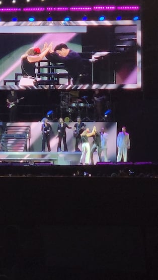 Chayanne bailó con una fan en Córdoba