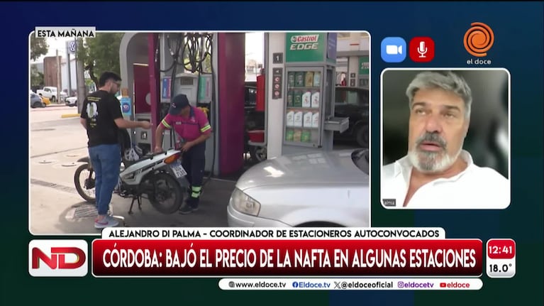 Córdoba: leve baja del precio de la nafta en algunas estaciones