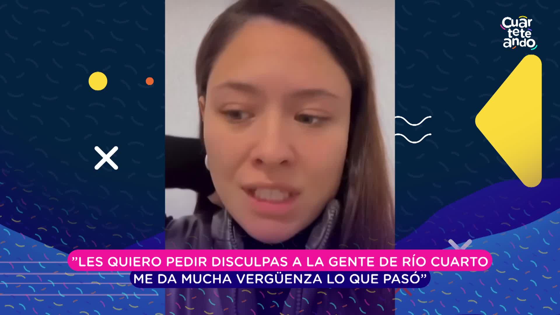 Valentina Márquez: "Me da vergüenza lo que pasó"