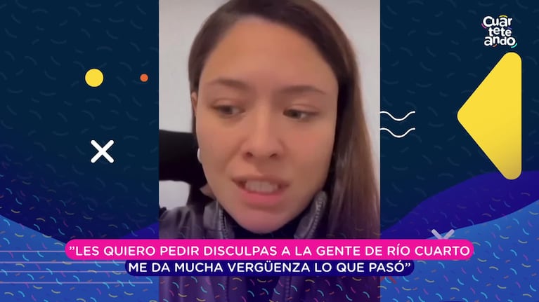 Valentina Márquez: "Me da vergüenza lo que pasó"