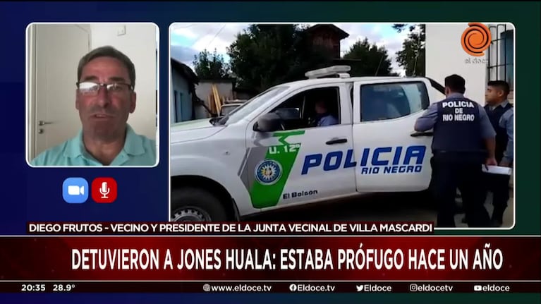 En Villa Mascardi celebraron la detención de Jones Huala pero mostraron preocupación