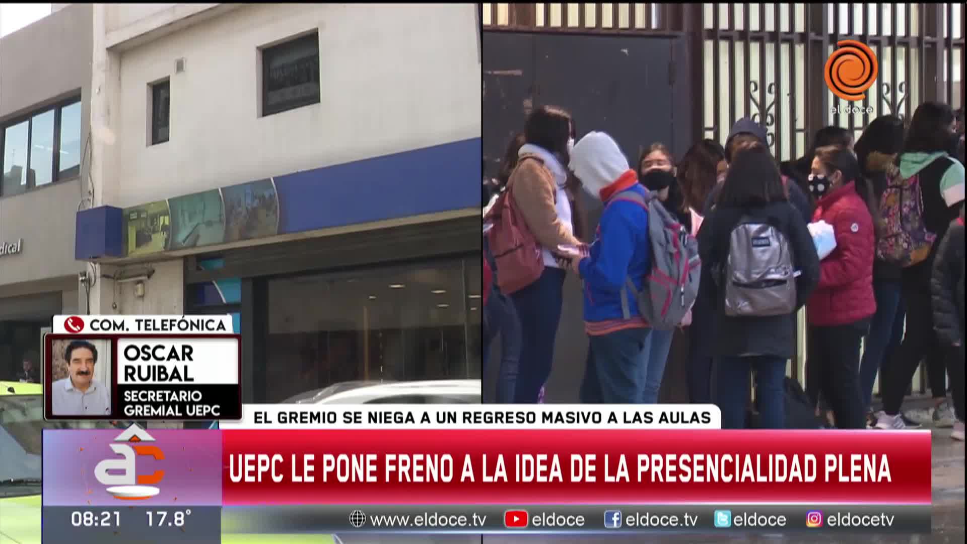 Clases presenciales: UEPC asegura que no están dadas todas las condiciones