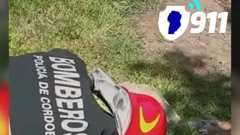 El rescate de un perro que cayó a un pozo