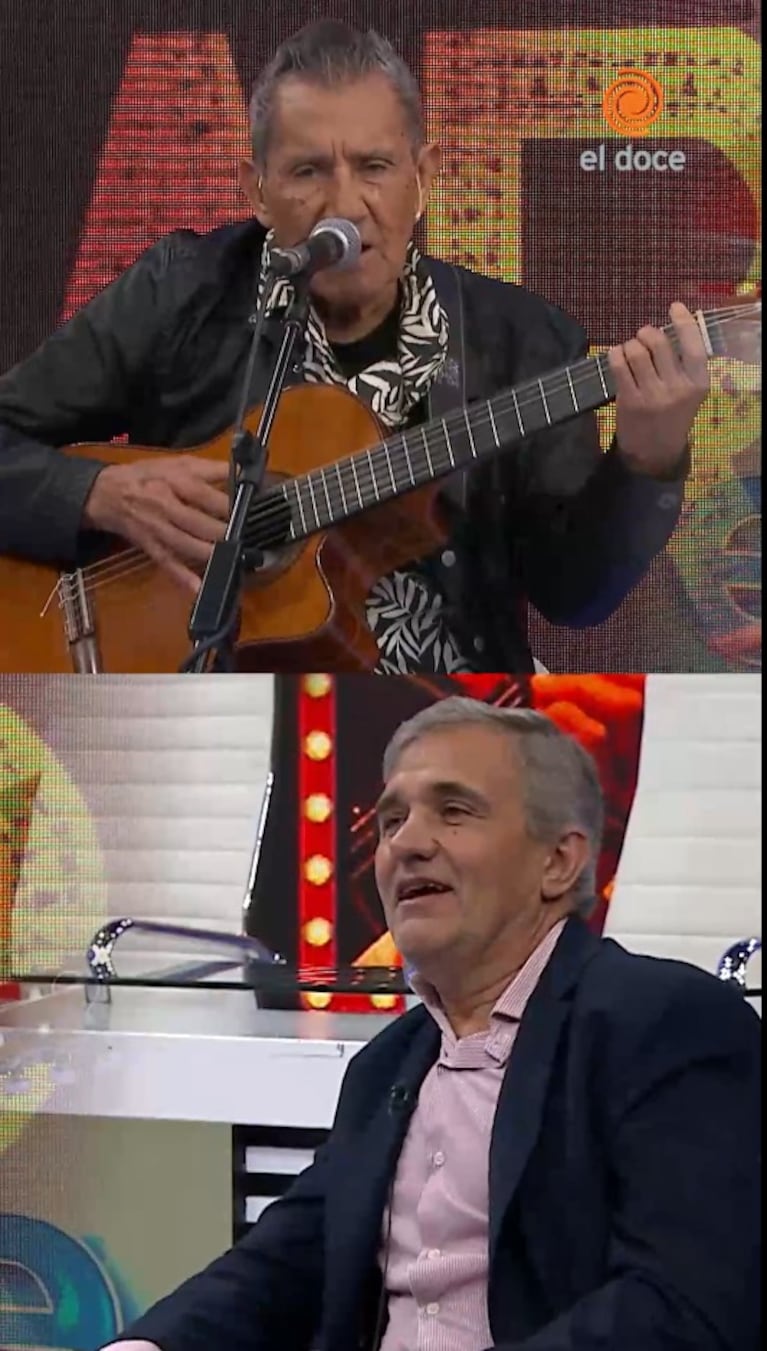 Jorge Cuadrado cantó con Cuti y Roberto Carabajal