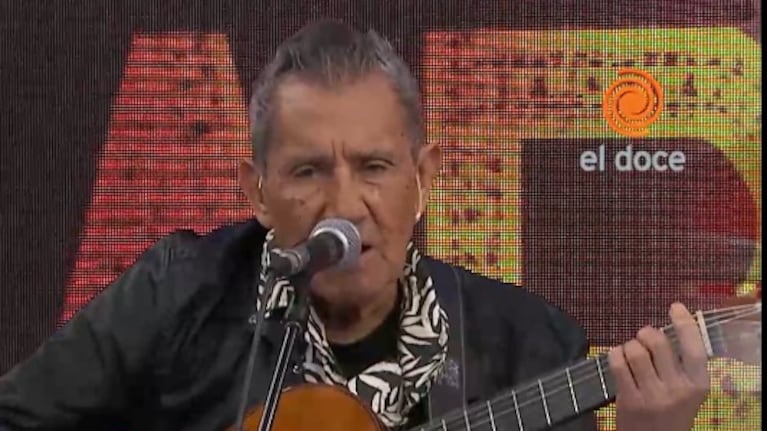 Jorge Cuadrado cantó con Cuti y Roberto Carabajal