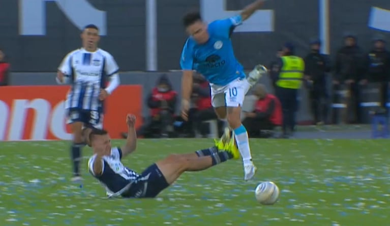 La expulsión de Maidana y Talleres se quedó con 10 ante Belgrano