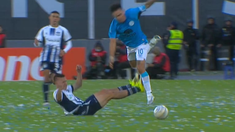 La expulsión de Maidana y Talleres se quedó con 10 ante Belgrano