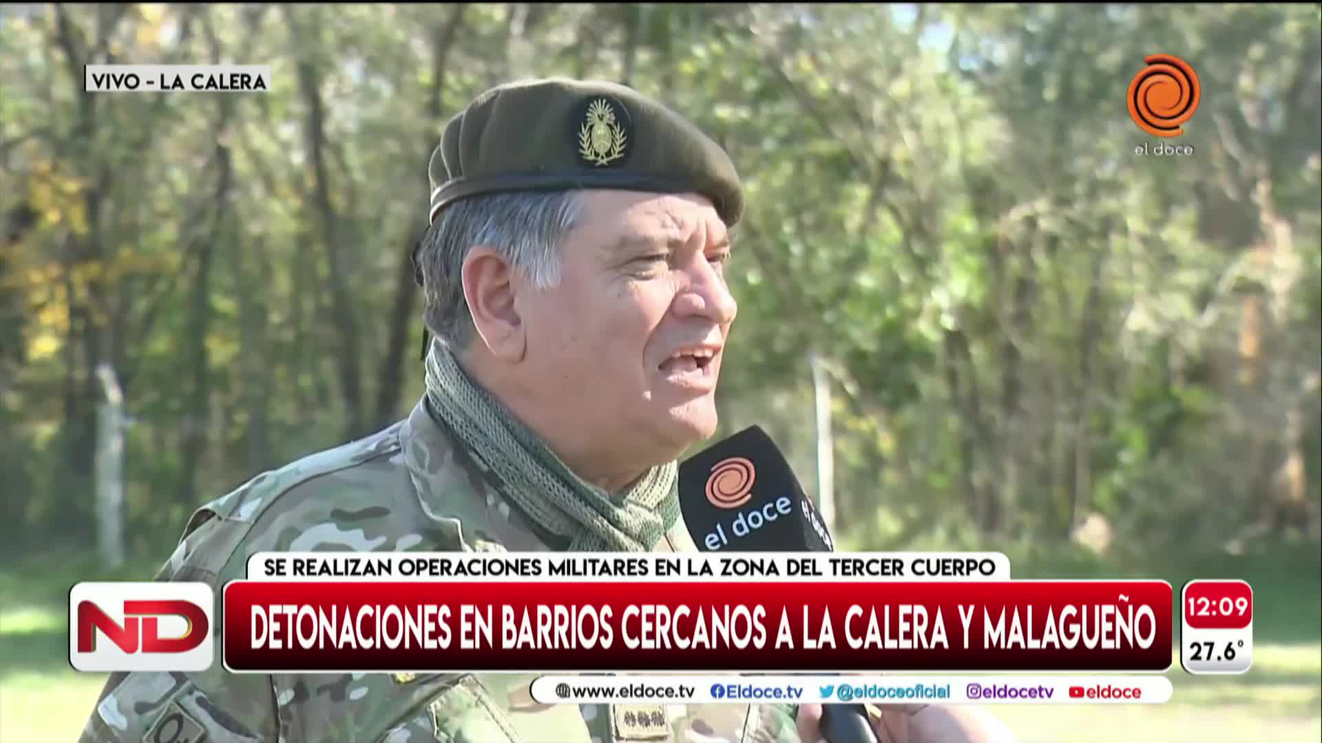 El Ejército Argentino realizará detonaciones para entrenar soldados