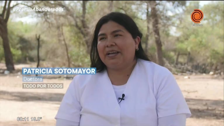 La premiación a la cordobesa en el Abanderado del Año