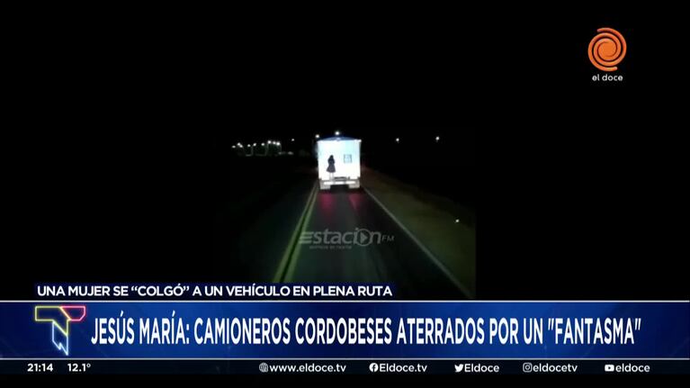 El relato del camionero que dice que vio a la mujer "fantasma"