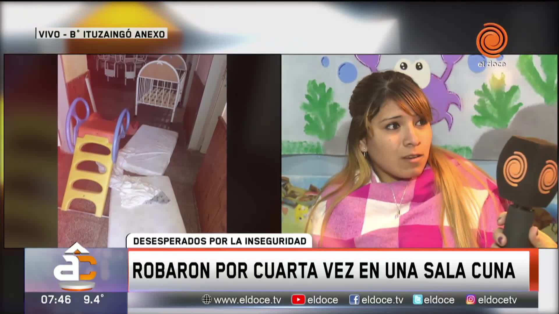 Robo en sala cuna de barrio Ituzaingó Anexo 