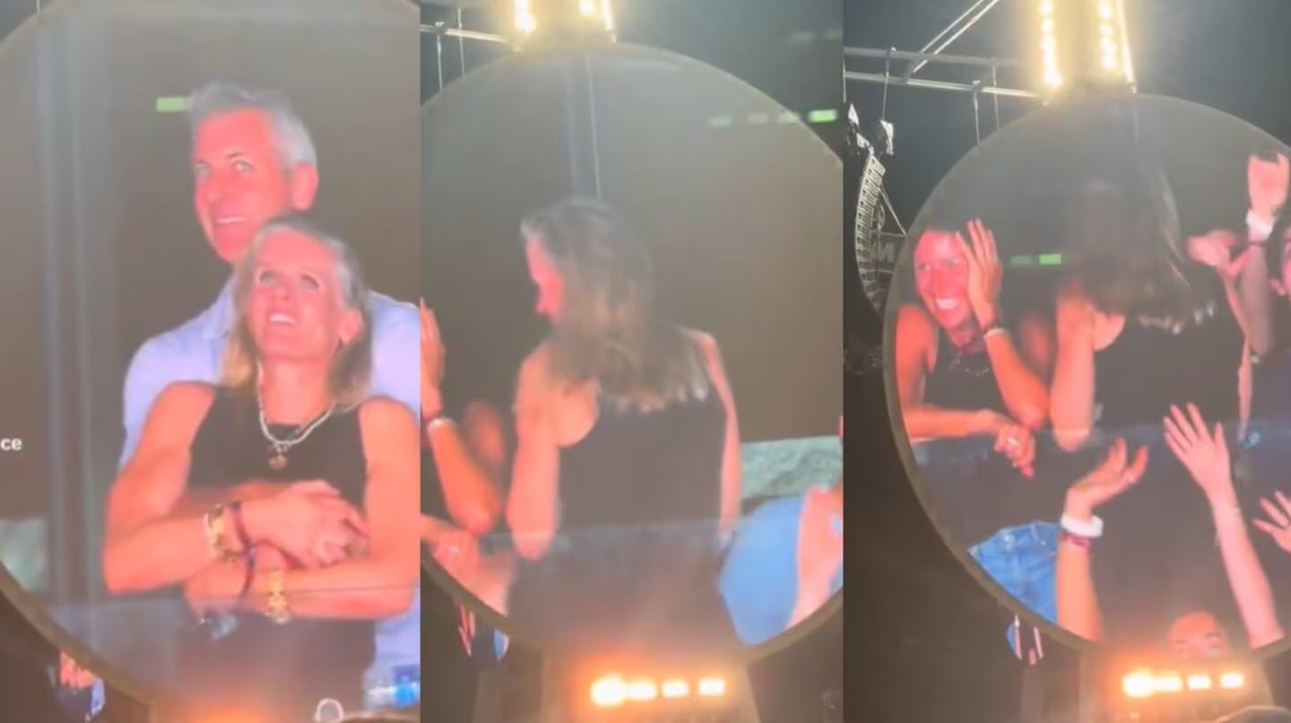 Los escrachó la "kiss cam" en pleno show de Coldplay y todo se convirtió en una pesadilla