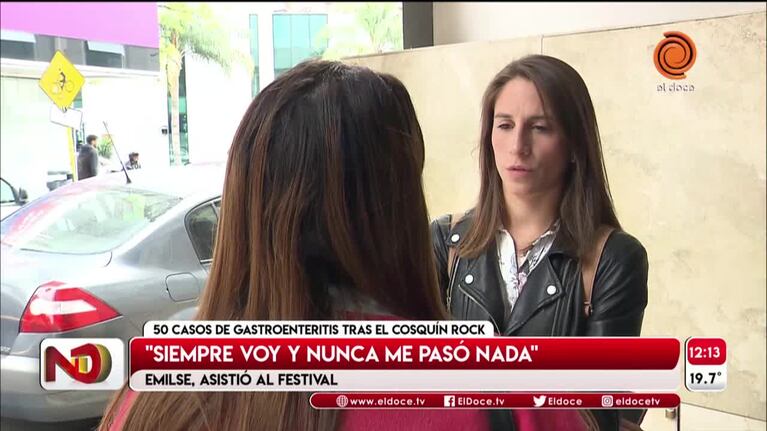 Casos de gastroenteritis en el Cosquín rock