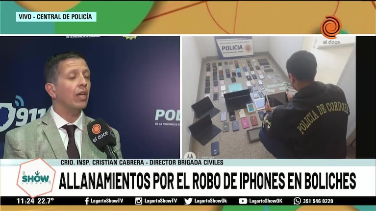 Encontraron 80 iPhones que fueron robados en boliches