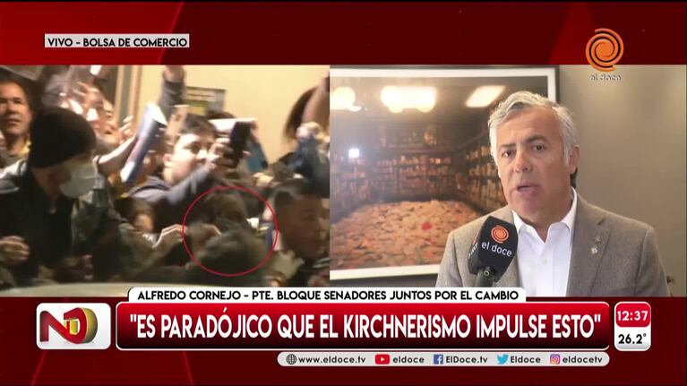 Alfredo Cornejo se refirió al debate por los discursos de odio