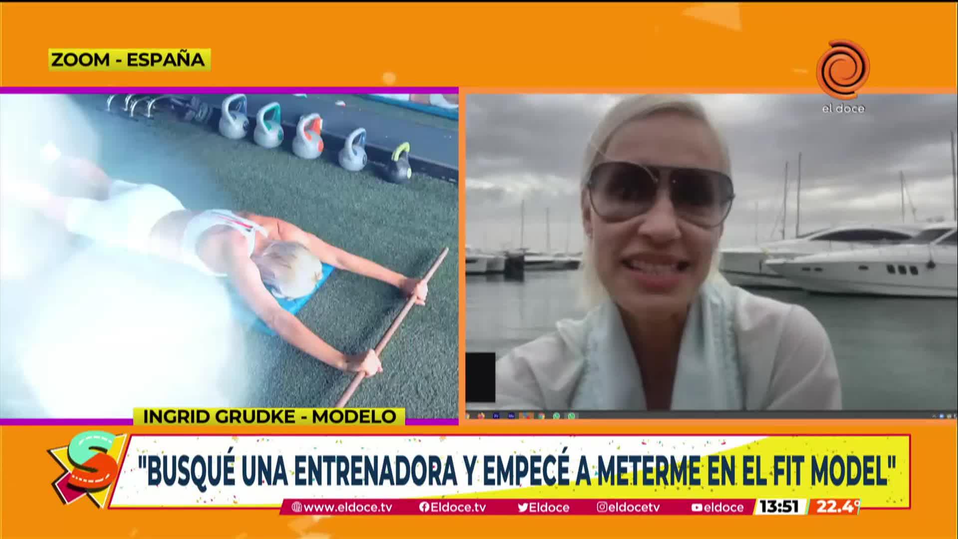 Ingrid Grudke contó cómo fue participar del torneo de fit model