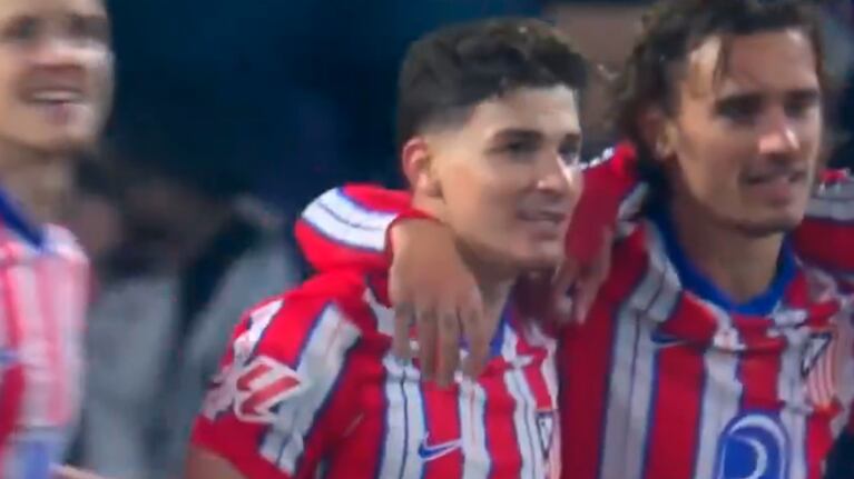 El gol de Julián Álvarez en el triunfo del Atlético de Madrid ante Valladolid