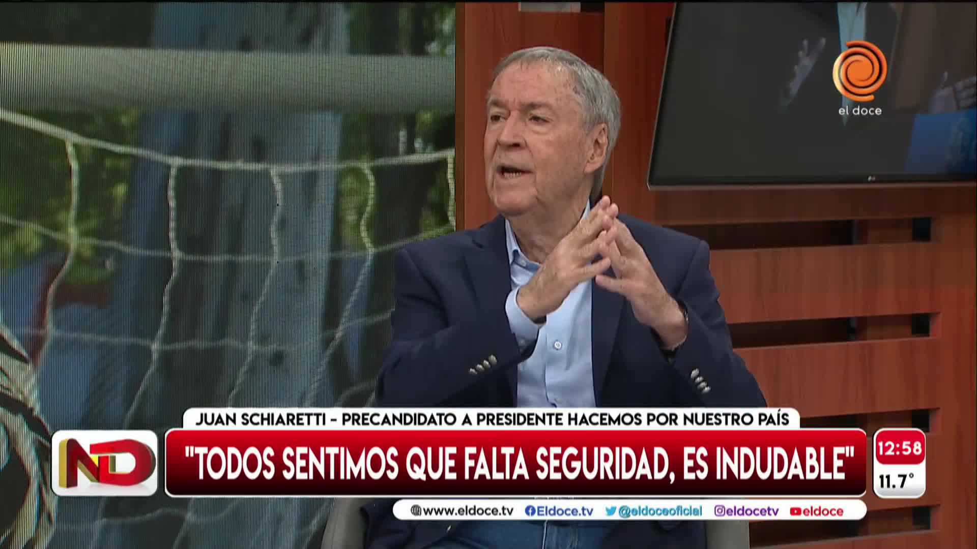 Para Schiaretti, la inseguridad se controla con "producción y trabajo"