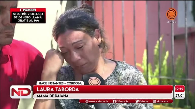 El desconsuelo de la madre de Daiana Moyano