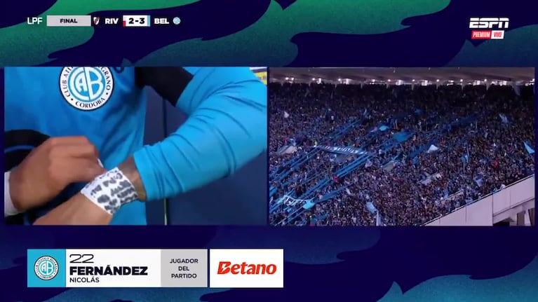 Uvita Fernández y el amuleto para ser el héroe de la final en el Kempes