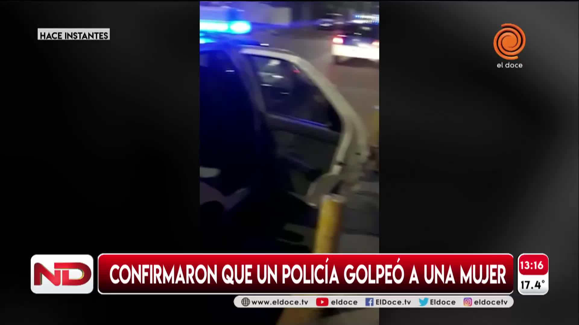 Reconocieron que un policía golpeó a una mujer en un control en Córdoba